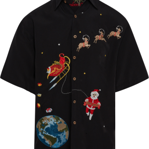 Christmas In Space - Black, XL