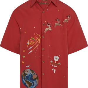 Christmas In Space - Tomato, XL