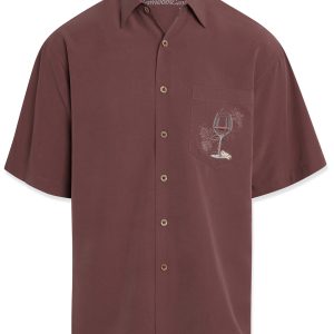 bamboo cay short sleeve embroidered relax and unwined camp shirt