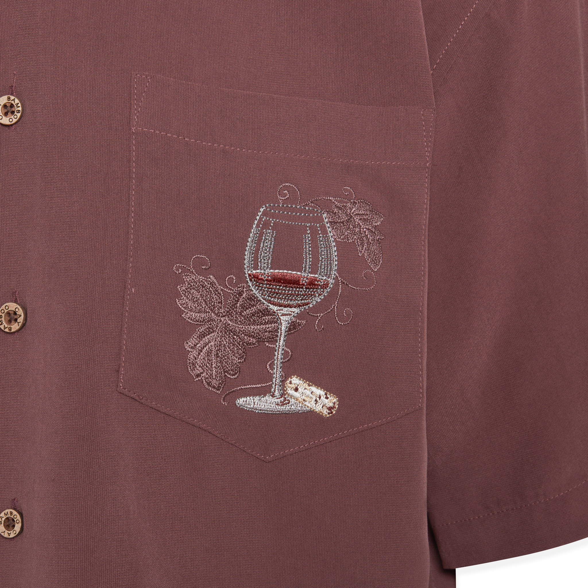 bamboo cay short sleeve embroidered relax and unwined camp shirt