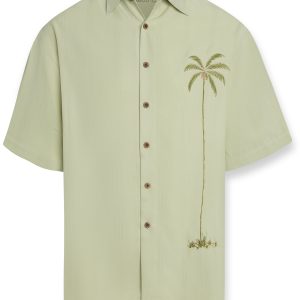 Single Palm Camp Shirt - Palm, 2XL
