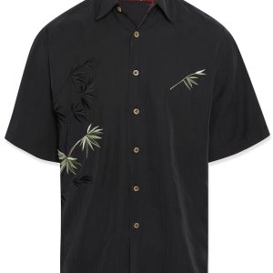 bamboo cay flying bamboos embroidered shirt