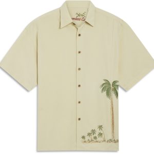 Front Elevated Palm Camp Shirt - 3XL, Cream