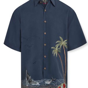 Whale Freedom - Navy, L