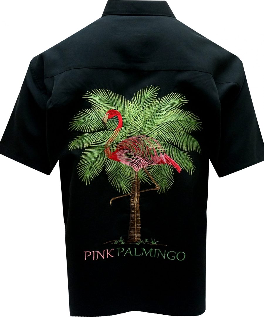 Bamboo Cay Men's Camp Shirt - Lightweight, Embroidered, Relaxed Fit For Summer & Travel