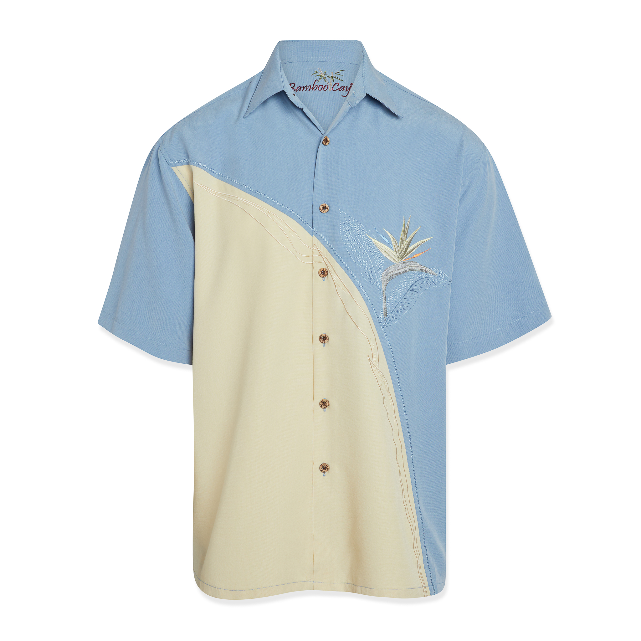 Bamboo Cay® Official Site — Crescent Bird of Paradise Camp Shirt
