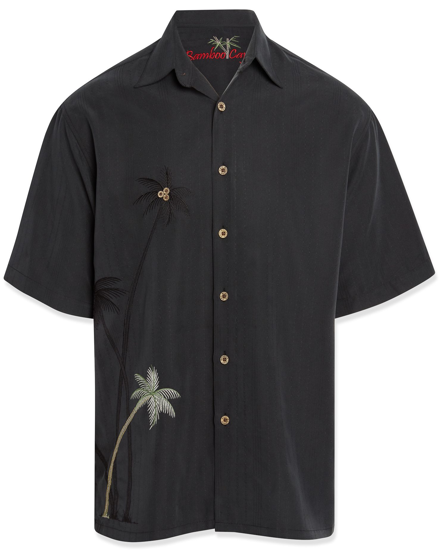 flying palms embroidered bamboo cay shirt