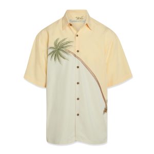 bamboo cay mens hurricane palm embroidered shirt