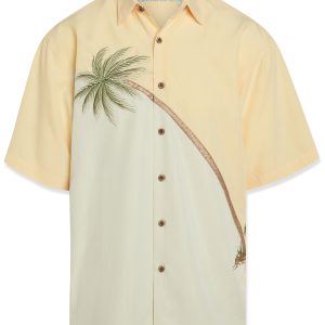 bamboo cay mens hurricane palm embroidered shirt