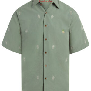 Bamboo Cay short sleeve shirt embroidered pineapple design